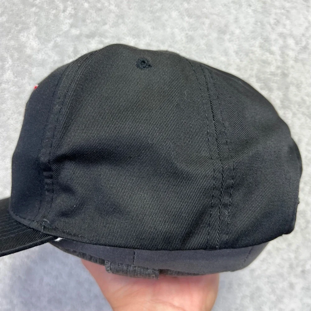 VTG‎ 1991 Super Bowl XXV Hat Black American Needle Snapback Silver Anniversary